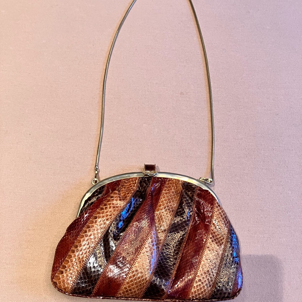 Elegant Brown and Tan Women's Bag
